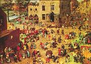 Pieter Bruegel Children-s Games Sweden oil painting artist